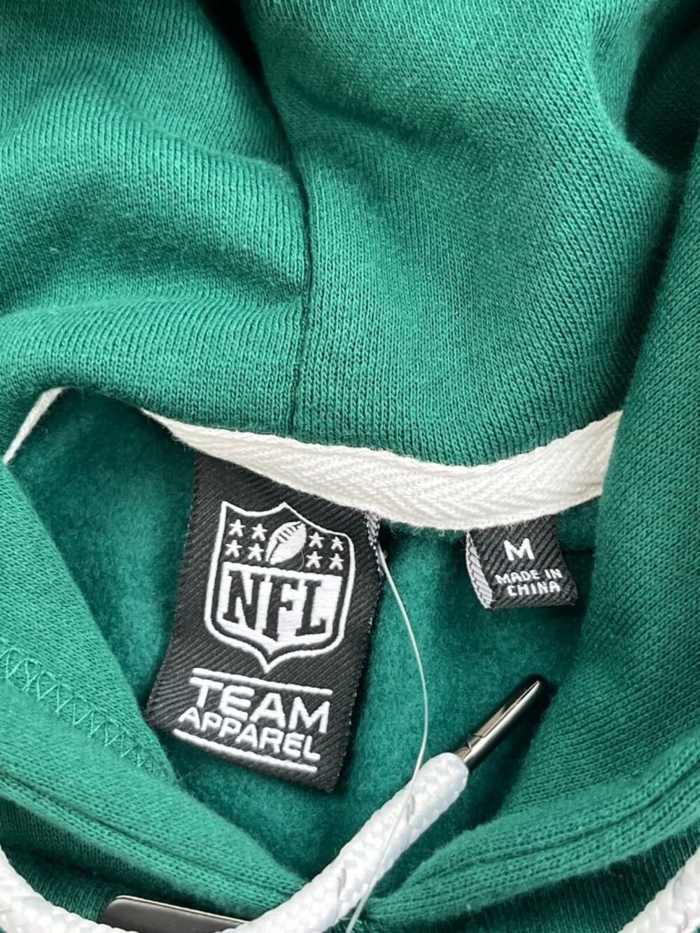 New York Jets Hoodie Men Medium Green NFL Team Apparel MCMLX Pullover Sweatshirt - Picture 3 of 9